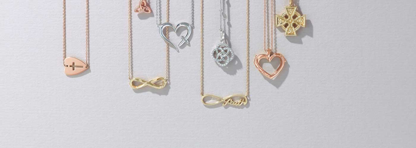 heart chain earring