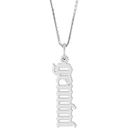 Zodiac 14K Gothic Necklace-14K White-Gemini-