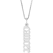 Zodiac 14K Gothic Necklace-14K White-Cancer-