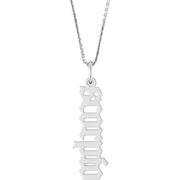 Zodiac 14K Gothic Necklace-14K White-Scorpio-