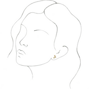 14K Yellow 11.4x4.3 mm Star Ear Climbers-