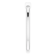 14K White 1/6 CTW Diamond Stackable Ring-