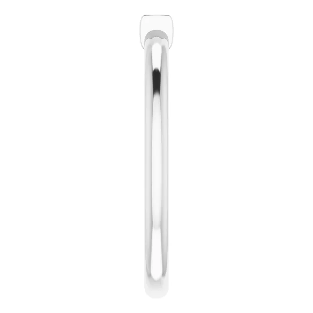 14K White 1/6 CTW Diamond Stackable Ring-