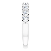14K White 3/4 CTW Diamond Anniversary Band-