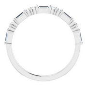 14K White 3/8 CTW Diamond Anniversary Band-