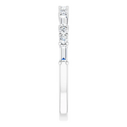 14K White 3/8 CTW Diamond Anniversary Band-