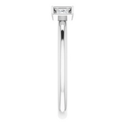 14K White 1/5 CTW Stackable Ring-
