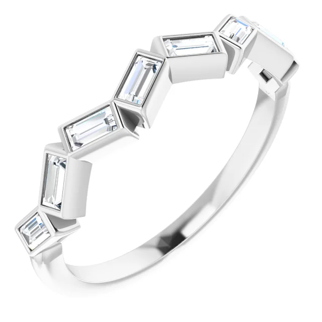 14K White 1/3 CTW Diamond Anniversary Band-