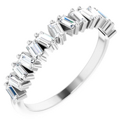 14K White 1/2 CTW Diamond Anniversary Band-