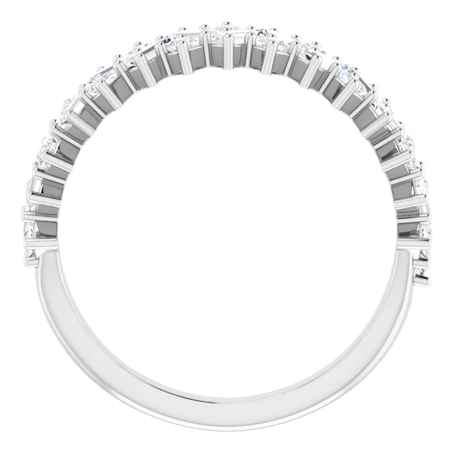 14K White 9/10 CTW Diamond Anniversary Band-