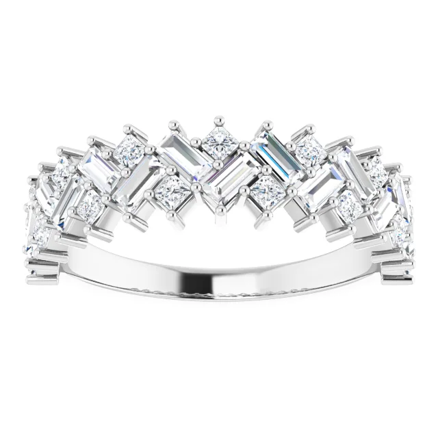 14K White 9/10 CTW Diamond Anniversary Band-