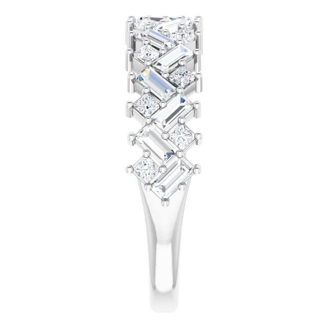 14K White 9/10 CTW Diamond Anniversary Band-