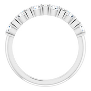 14K White 1 CTW Diamond Anniversary Band-