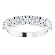 14K White 1 CTW Diamond Anniversary Band-