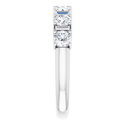 14K White 1 CTW Diamond Anniversary Band-