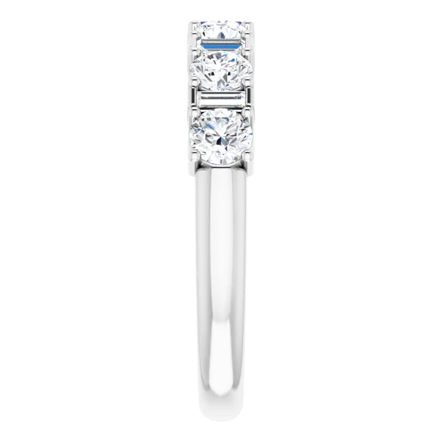14K White 1 CTW Diamond Anniversary Band-