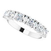 14K White 1 CTW Diamond Anniversary Band-