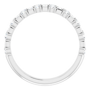 14K White 9/10 CTW Diamond Anniversary Band-