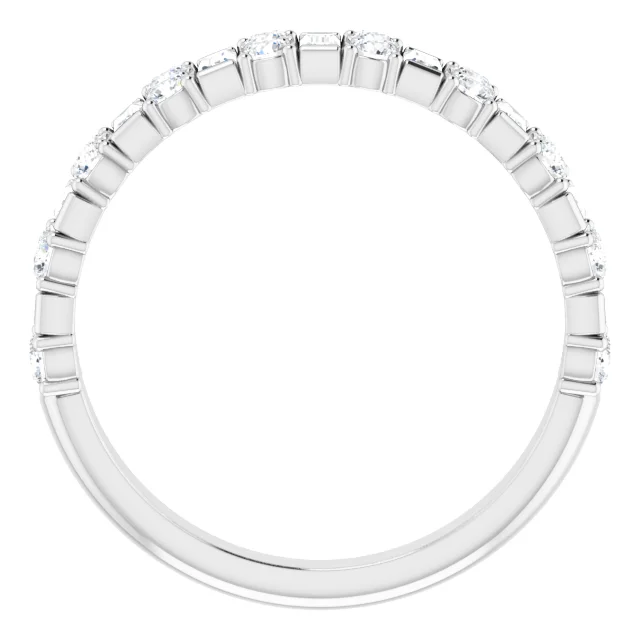 14K White 9/10 CTW Diamond Anniversary Band-