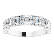 14K White 9/10 CTW Diamond Anniversary Band-