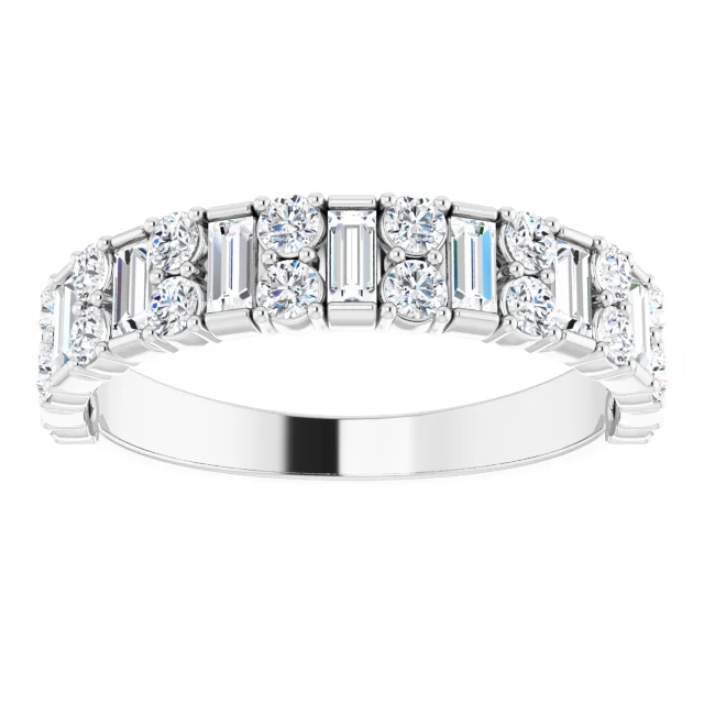 14K White 9/10 CTW Diamond Anniversary Band-