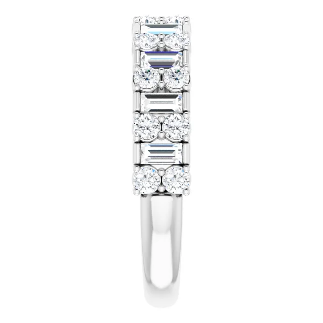 14K White 9/10 CTW Diamond Anniversary Band-