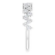 14K White 3/8 CTW Diamond Anniversary Band-