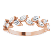 14K Rose 5/8 CTW Diamond Anniversary Band-
