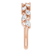 14K Rose 5/8 CTW Diamond Anniversary Band-