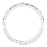 14K White 1/2 CTW Diamond Anniversary Band-