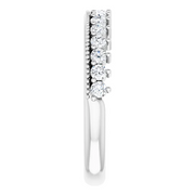 14K White 1/2 CTW Diamond Anniversary Band-