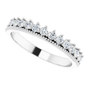 14K White 1/2 CTW Diamond Anniversary Band-