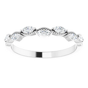 14K White 1/3 CTW Diamond Anniversary Band-