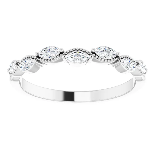 14K White 1/3 CTW Diamond Anniversary Band-