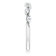 14K White 1/3 CTW Diamond Anniversary Band-