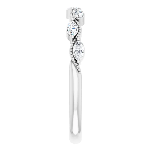 14K White 1/3 CTW Diamond Anniversary Band-