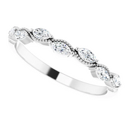 14K White 1/3 CTW Diamond Anniversary Band-