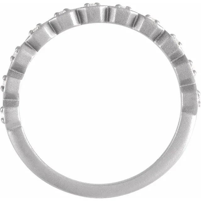 14K White 1/6 CTW Diamond Anniversary Band-