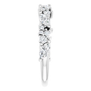 14K White 7/8 CTW Diamond Anniversary Band-