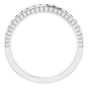 14K White 3/4 CTW Diamond Anniversary Band-