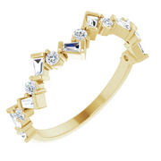 14K Yellow 1/3 CTW Diamond Anniversary Band-