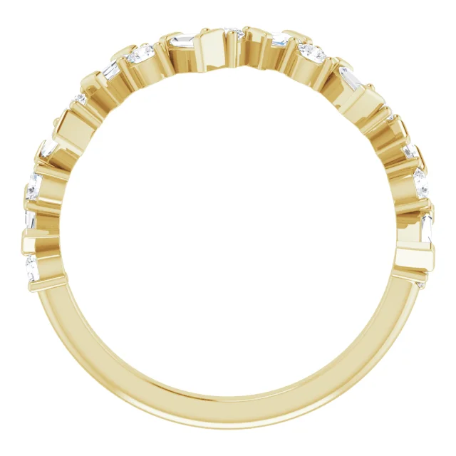 14K Yellow 1/3 CTW Diamond Anniversary Band-