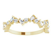 14K Yellow 1/3 CTW Diamond Anniversary Band-