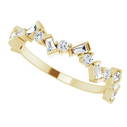14K Yellow 1/3 CTW Diamond Anniversary Band-