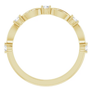 14K Yellow 1/3 CTW Diamond Anniversary Band-
