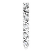 14K White 1/6 CTW Diamond Anniversary Band-