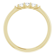 14K Yellow 1/5 CTW Diamond Anniversary Band-