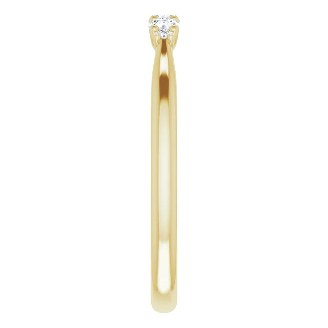 14K Yellow 1/5 CTW Diamond Anniversary Band-