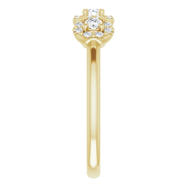 14K Yellow 3/8 CTW Diamond Anniversary Band-