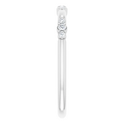 14K White 1/8 CTW Diamond Stackable Ring-